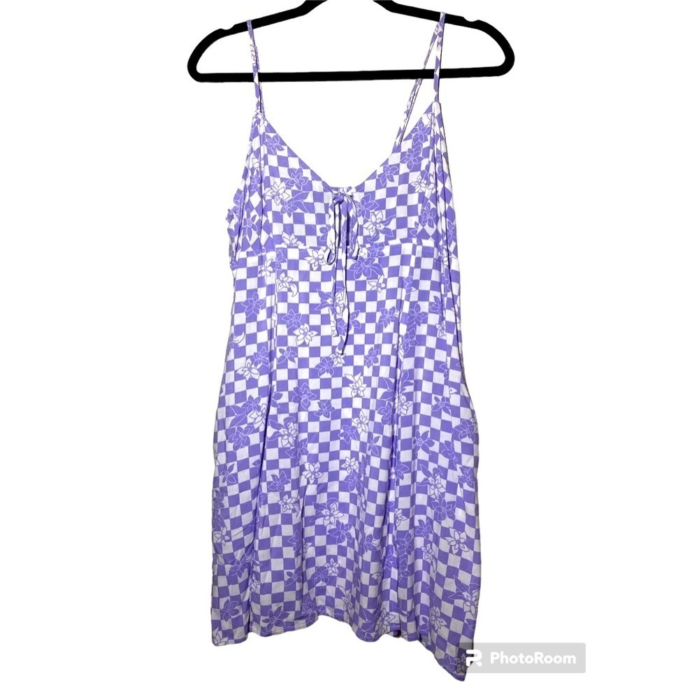 Wild Fable dress purple summer spring adjustable spaghetti straps Sz L  N-15